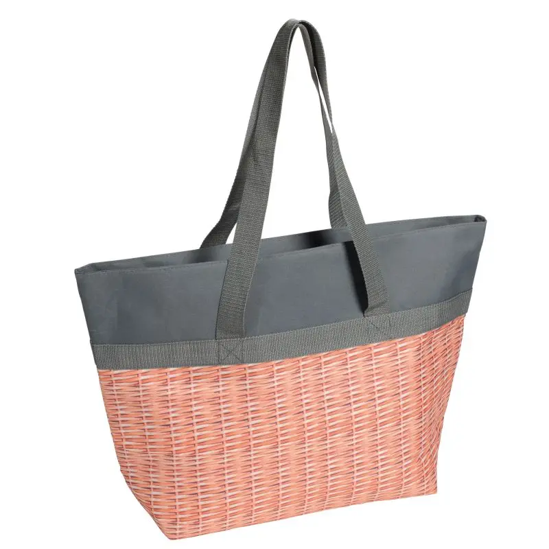 Graue BASKET Kühltasche - Stilvoll & Vielseitig