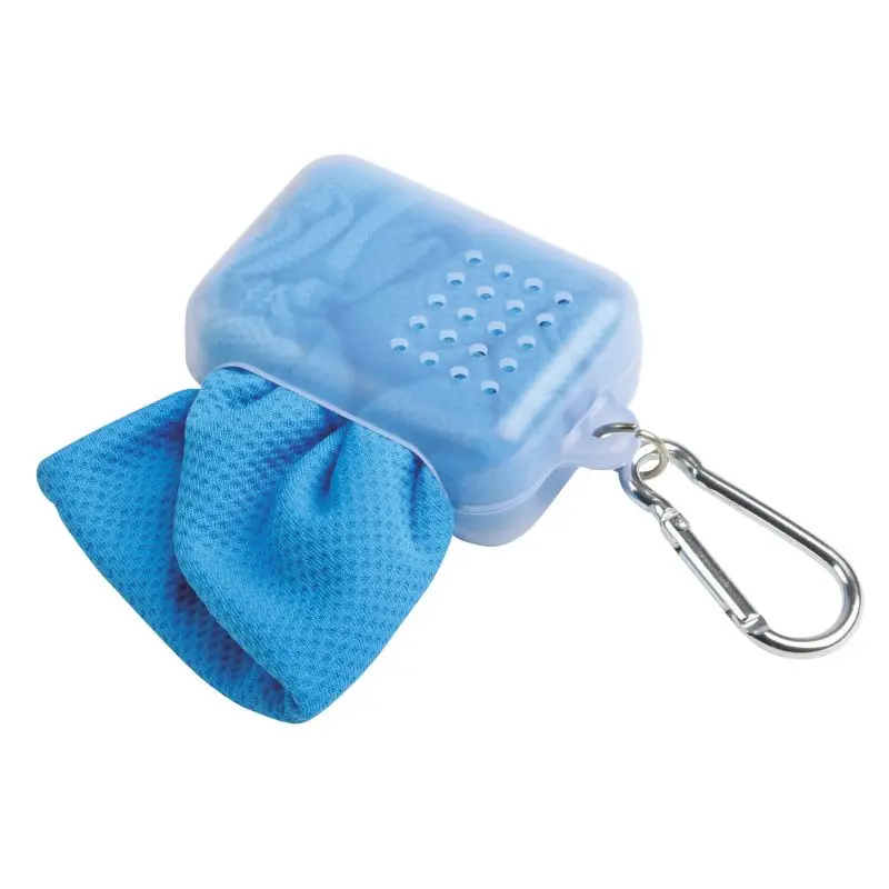 Microfaser-Kühlhandtuch COOL DOWN - Blau – Erfrischend, leicht und vielseitig