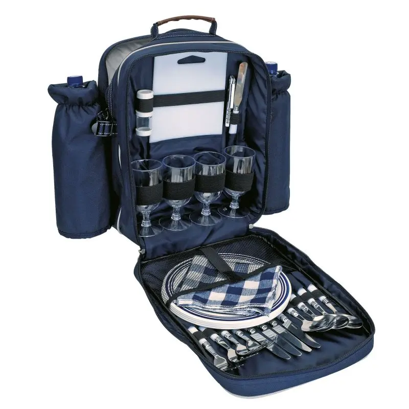 HYDE PARK Blauer Picknickrucksack - Komfortabel & Geräumig