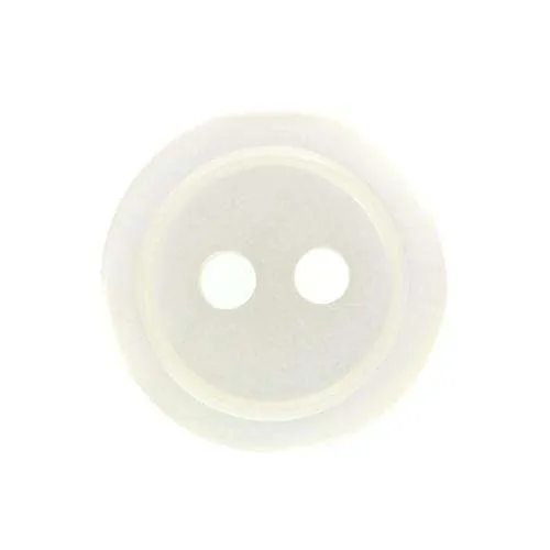 Blusenknopf schlicht Natur – Kunststoffknopf KP-3