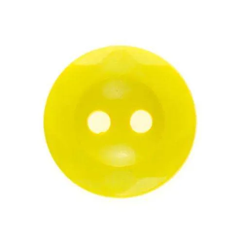 Blusenknopf Gelb – Kunststoffknopf KP-54