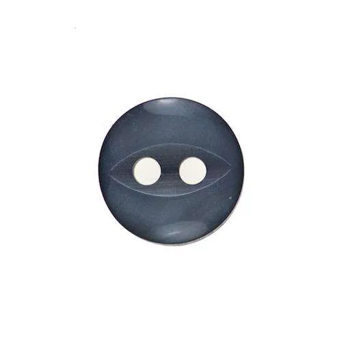 Kinderknopf Blusenknopf Grau – Kunststoffknopf KP-43