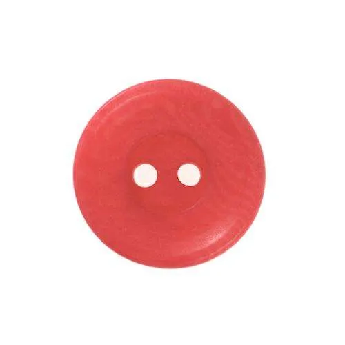 Kinderknopf Blusen Rot – Kunststoffknopf KP-28