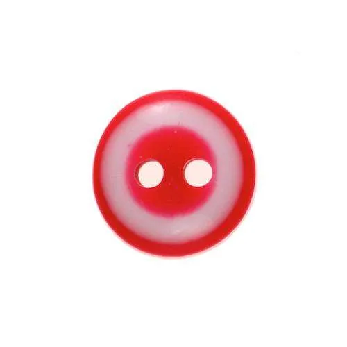 Blusenknopf Rot – Kunststoffknopf KP-23