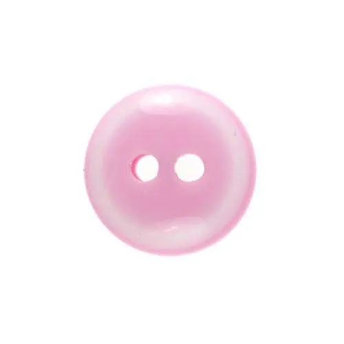 Blusenknopf Hell Rosa – Kunststoffknopf KP-23