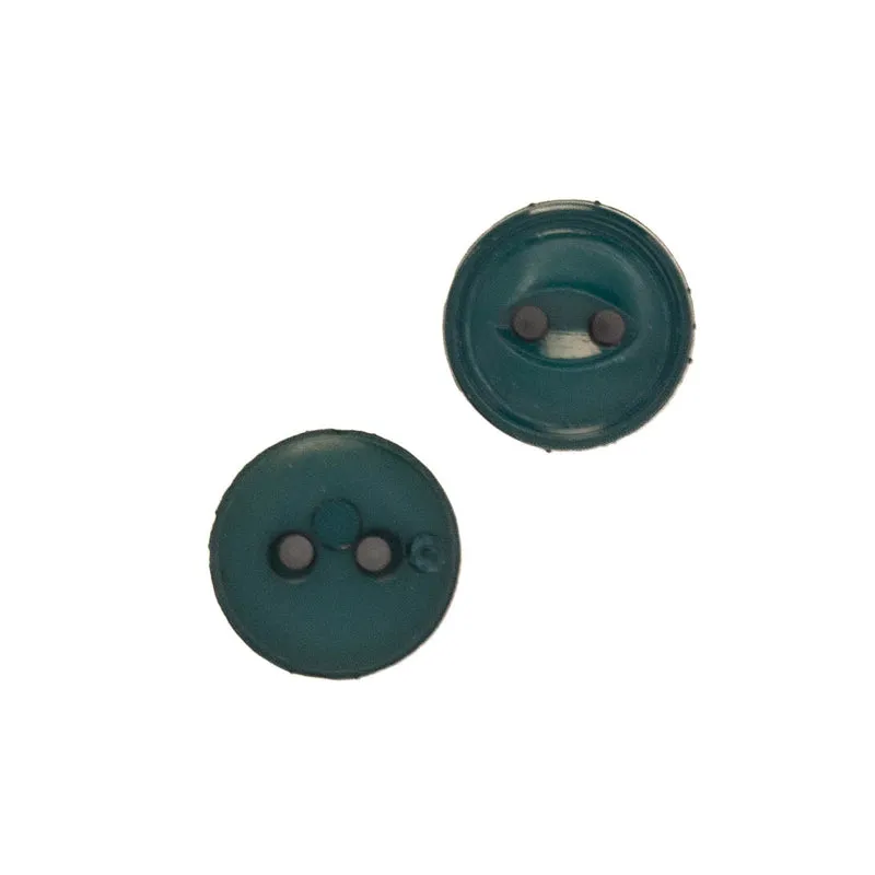 Blusenknopf Petrol – Kunststoffknopf KP-16