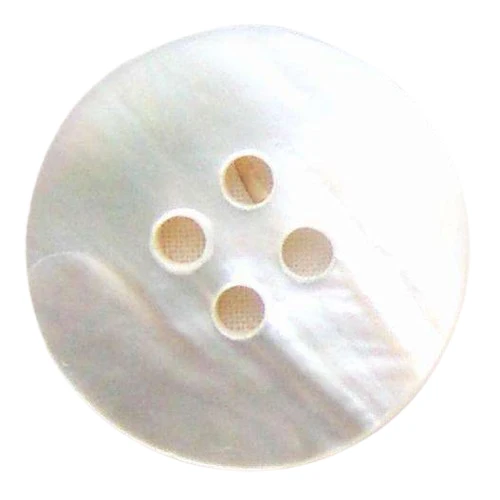 Perlmuttknopf Natur Creme/Natur 4-Loch 23 mm – PL-51