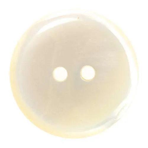 Perlmuttknopf Natur Creme/Natur 2-Loch 17 mm – PL-36