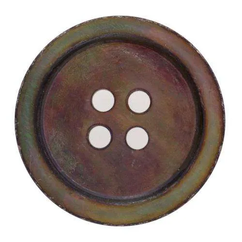 Perlmuttknopf Natur Braun 4-Loch 23 mm – PL-34BRAUN