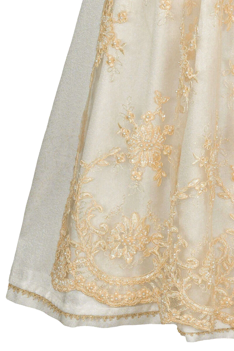 Hochzeitsdirndl Brautdirndl mit Schößchen