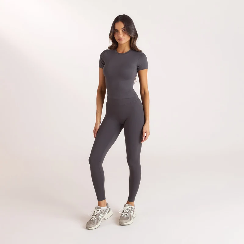 Klassische Leggings - Aschgrau
