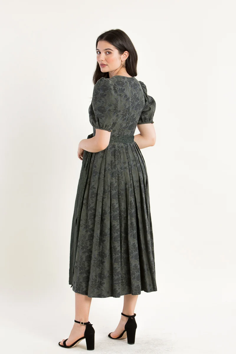 Gottseidank Ärmeldirndl Carolina flaschengrün