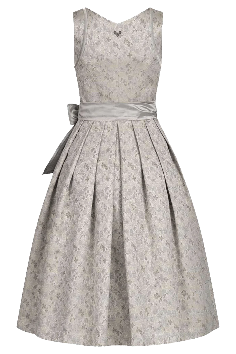 Dirndl herzförmiger Ausschnitt Blumenmuster