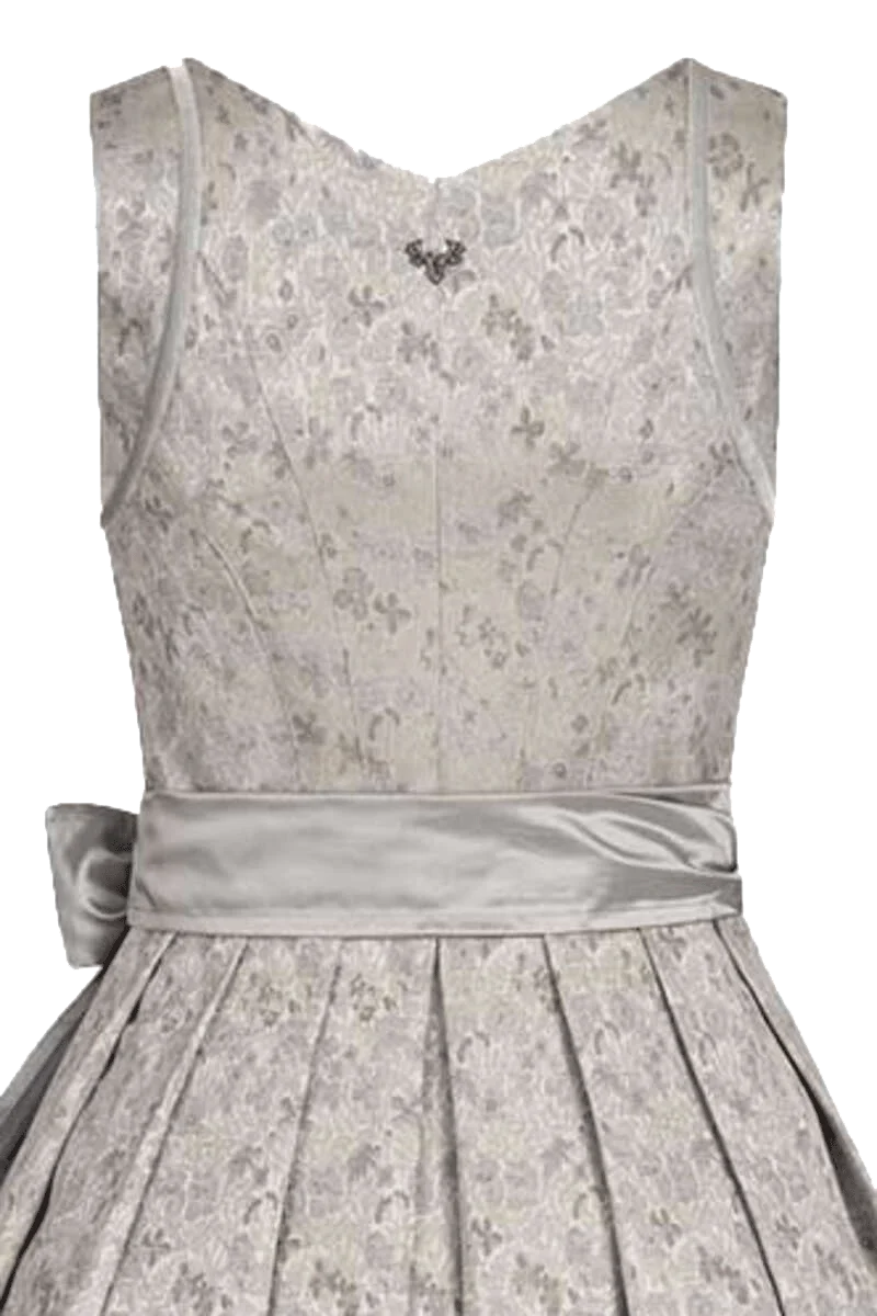 Dirndl herzförmiger Ausschnitt Blumenmuster