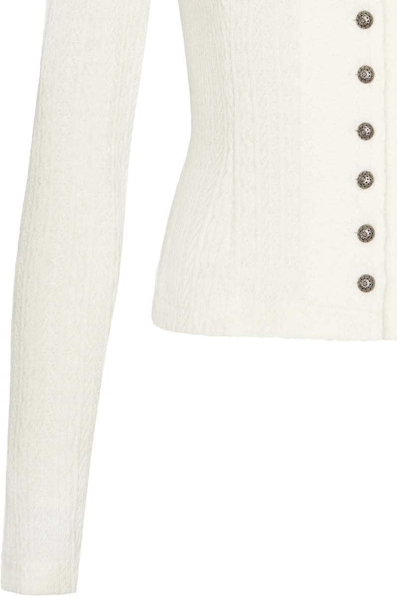 Damen Dirndljacke Zopfstrick