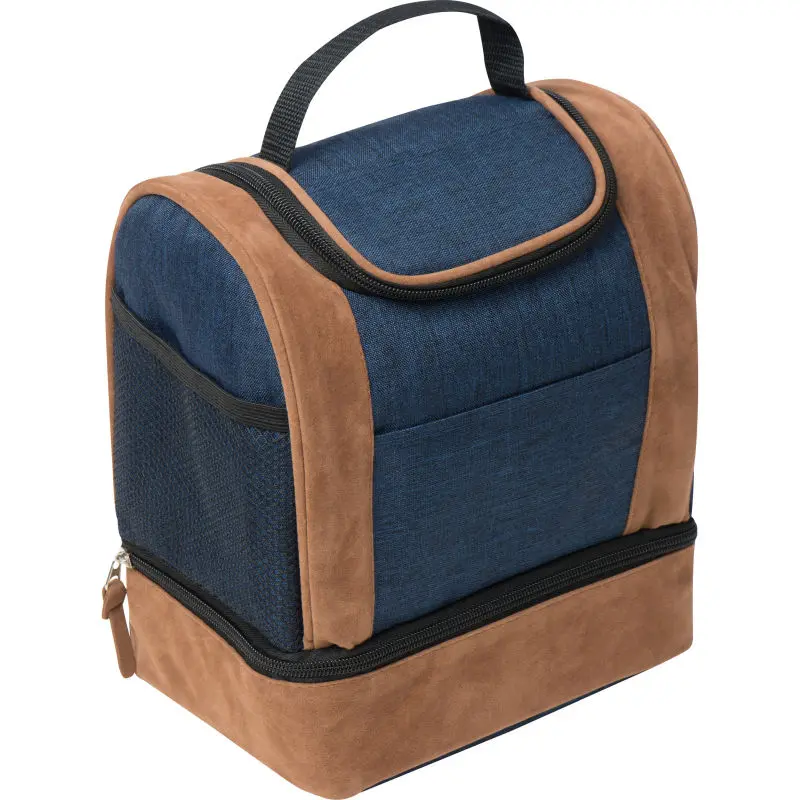 Isolierte Dunkelblaue Polyester-Kühltasche – Praktisch & Stilvoll