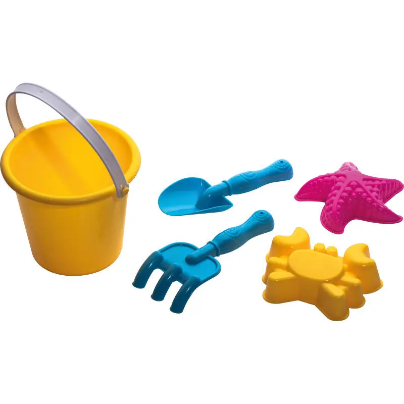 Strandspielzeug aus Kunststoff - Mehrfarbig: Sandspielset, Kinder Outdoor Spielzeug, langlebig und bunt