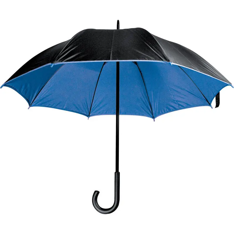 Luxus-Doppelbespannungs-Regenschirm aus Polyester - Blautöne