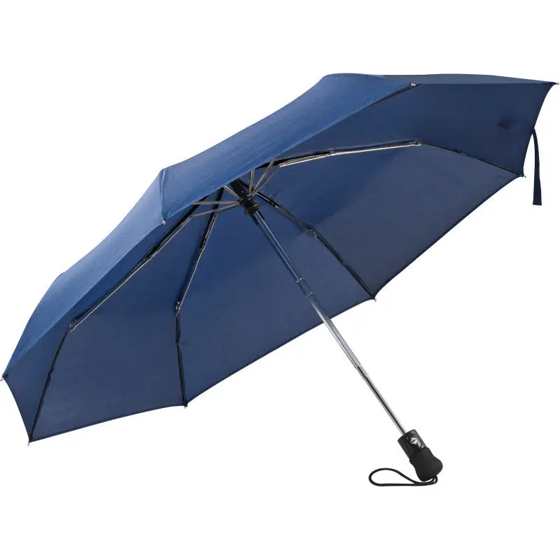 Automatik Taschenschirm aus Polyester in Dunkelblau - Stilvoller Schutz bei Regen