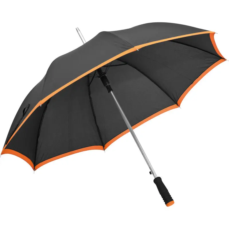 Automatikschirm aus Pongee-Stoff - Leuchtendes Orange