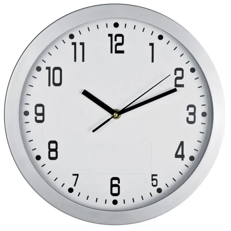 Klassische Wanduhr in Reinweiß - Zeitloses Design für jedes Interieur