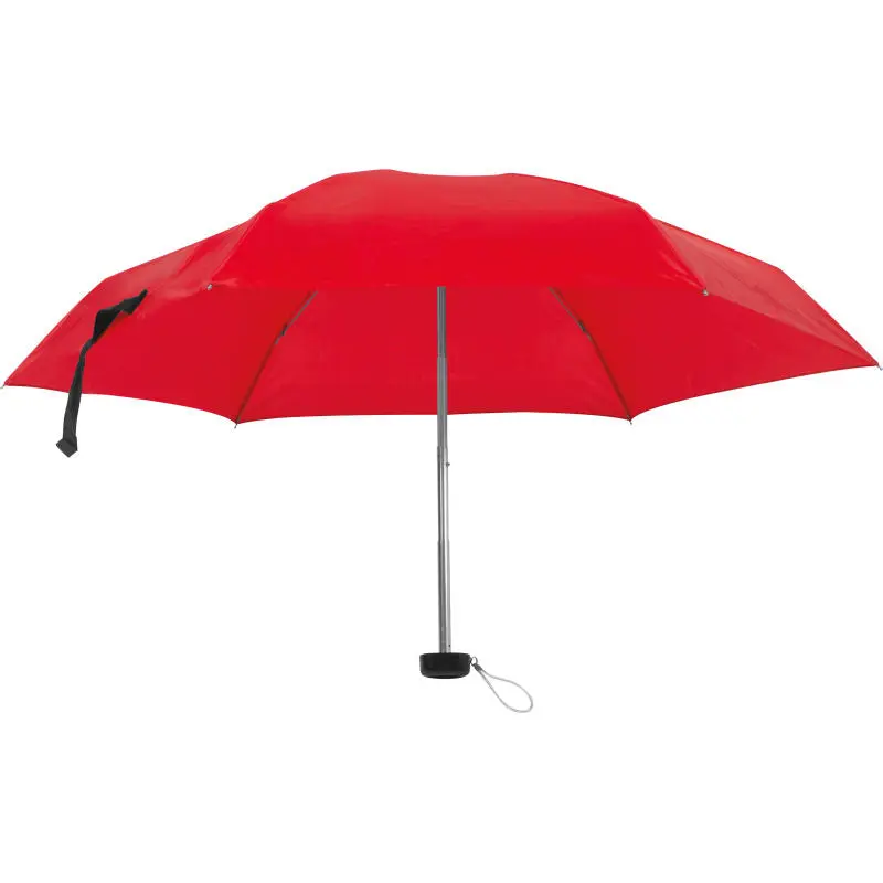 Mini-Regenschirm in einem EVA Etui in Rot - Kompakte und stylische Lösung für Regentage