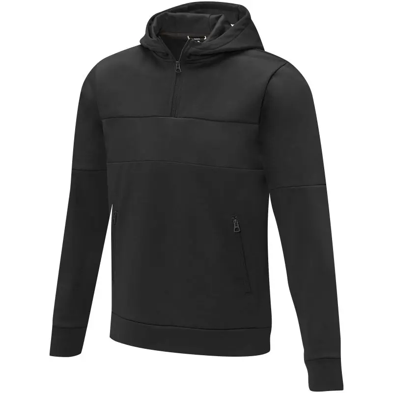 Stylischer Herren Hoodie mit halbem Reißverschluss Bequemer Sayan Kapuzenpullover Herrenmode