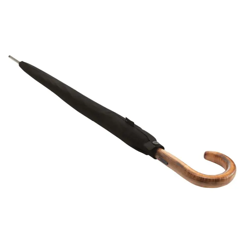 Eleganter Stockschirm S.770 Long Automatic – Schwarz, Zeitlos & Zuverlässig