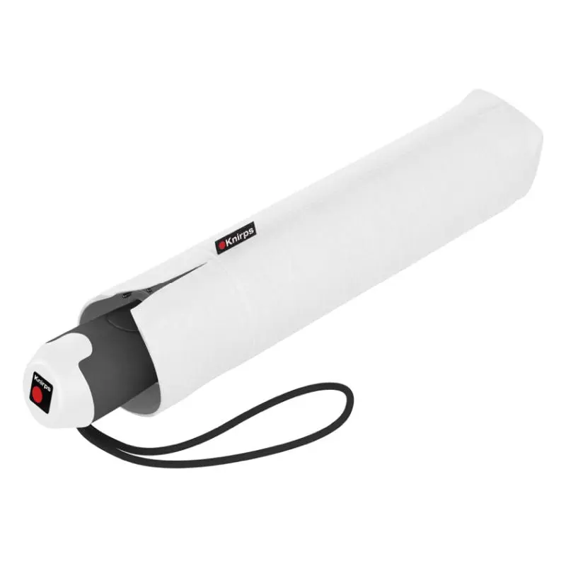Mittlerer Taschenschirm E.200 duomatic - weiß: Elegant, automatisch, robust, ideal für unterwegs