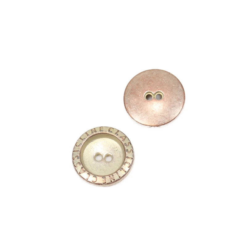Kinderknopf Silberfarben Kupferfarben – Metallknopf KPM-13