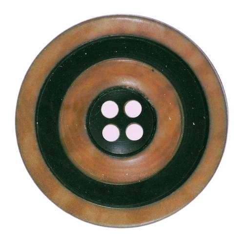 Steinnuss-Knopf Braun-Schwarz 15 mm – Steinnussknopf STN-130