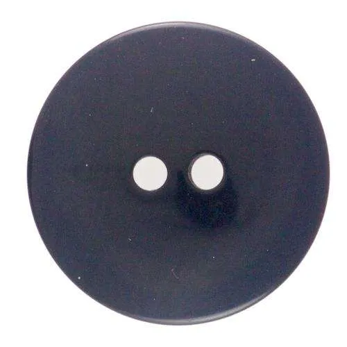 Knopf Glänzend Schwarz – Kunststoffknopf KS-120