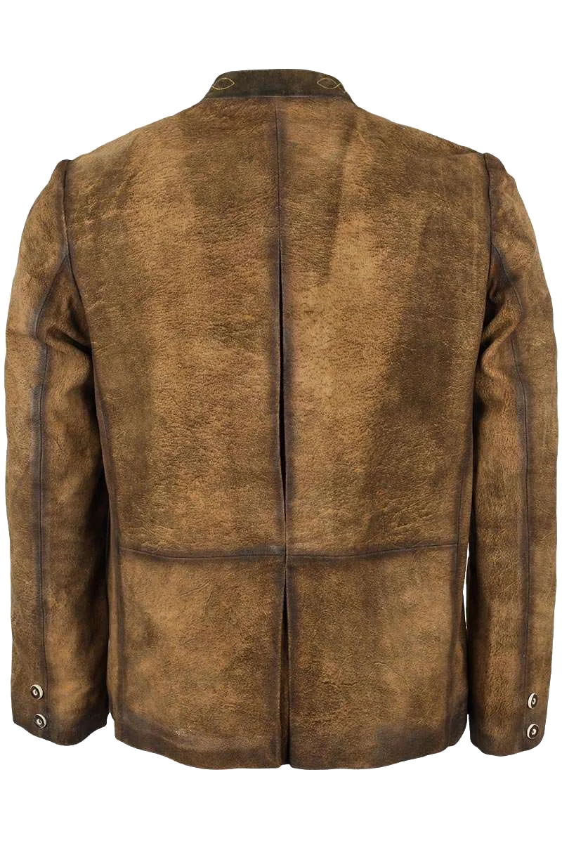 Herren Trachten-Leder-Jacke
