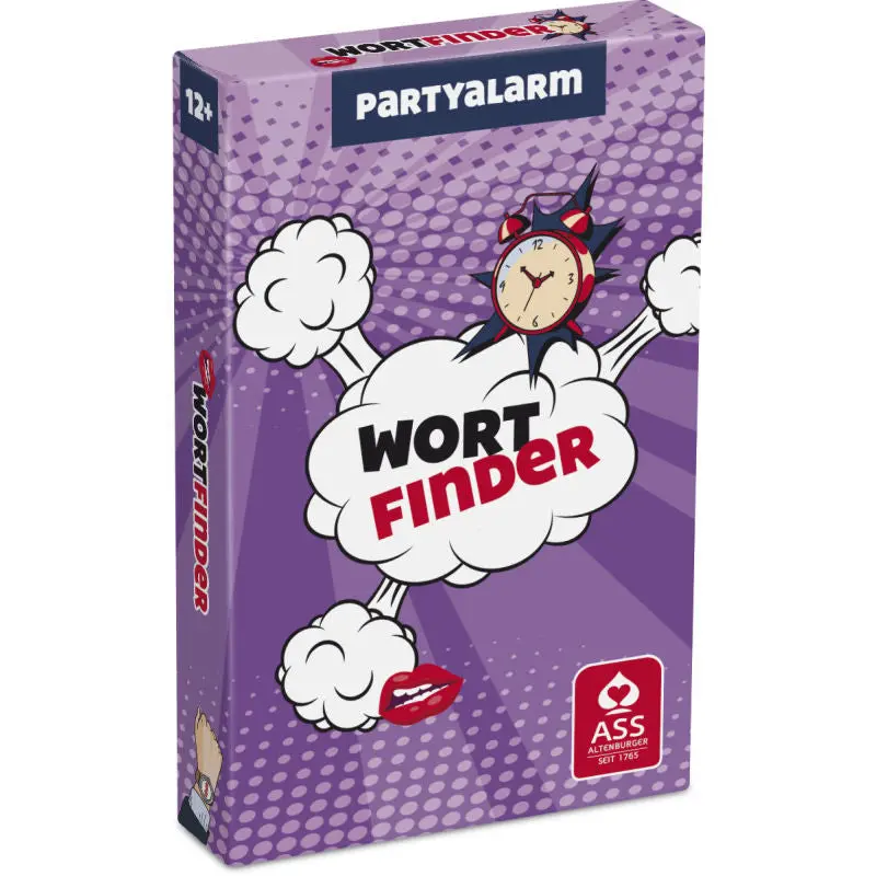 Wort Finder Partyspiel in Faltschachtel - Spannendes Sprachspiel für schnelle Runden