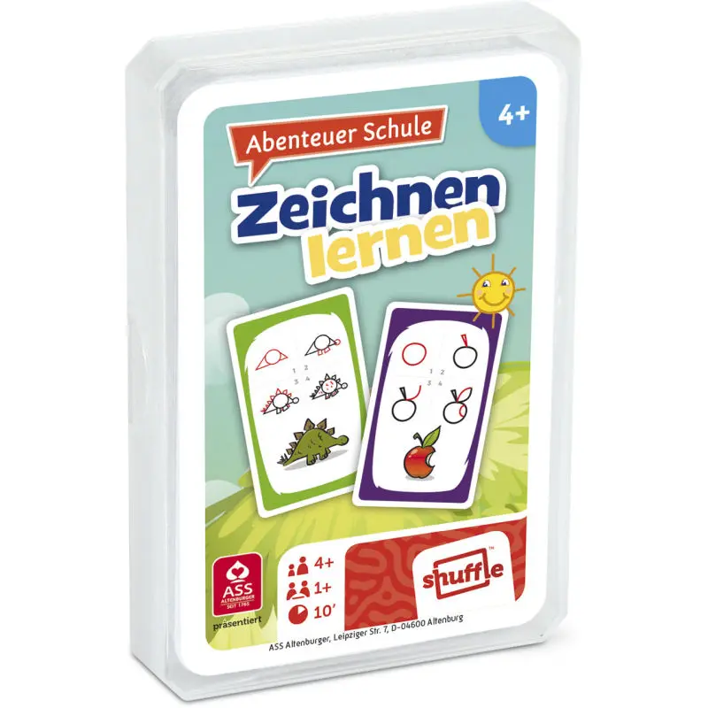 Zeichnen Lernen Kit im Kunststoffetui - Entwickle Kreativität und Feinmotorik