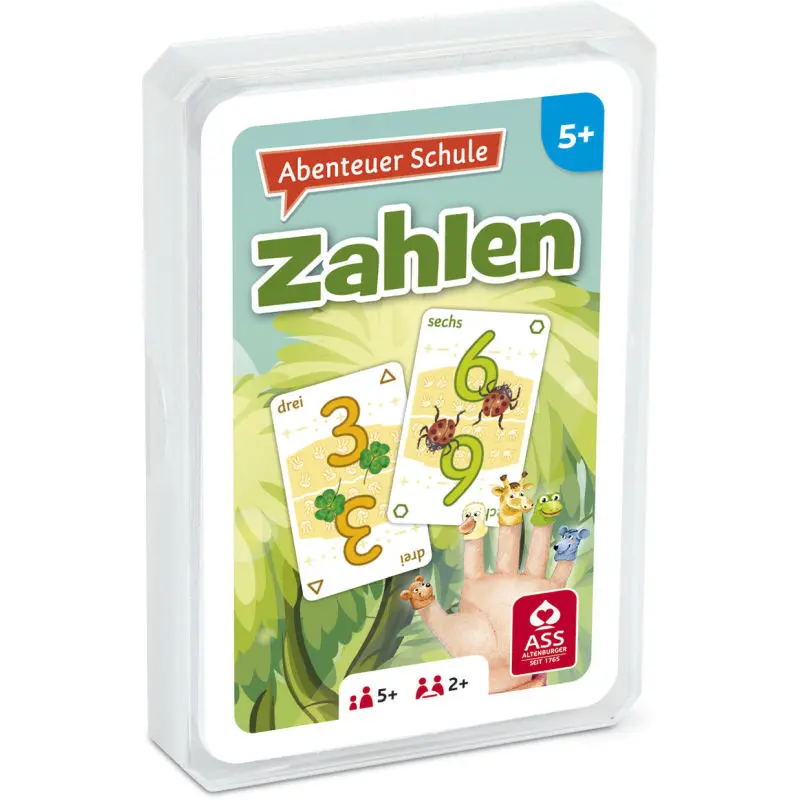 Zahlen Lernspiel im Kunststoffetui - Grundlagen der Mathematik spielerisch meistern
