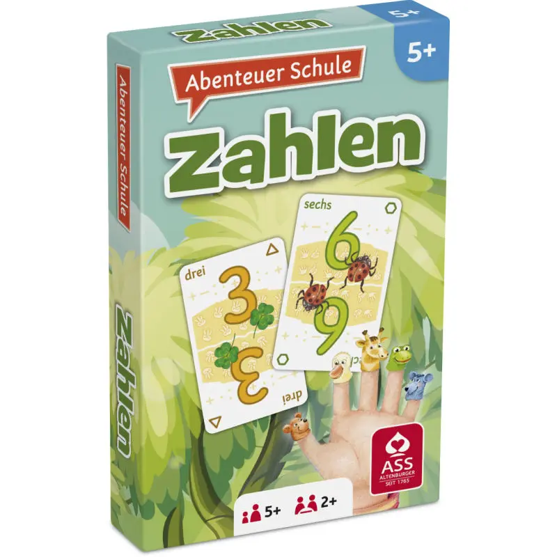 Mathematik-Lernspiel 'Zahlen Meistern' in Faltschachtel - Grundlagen spielerisch lernen