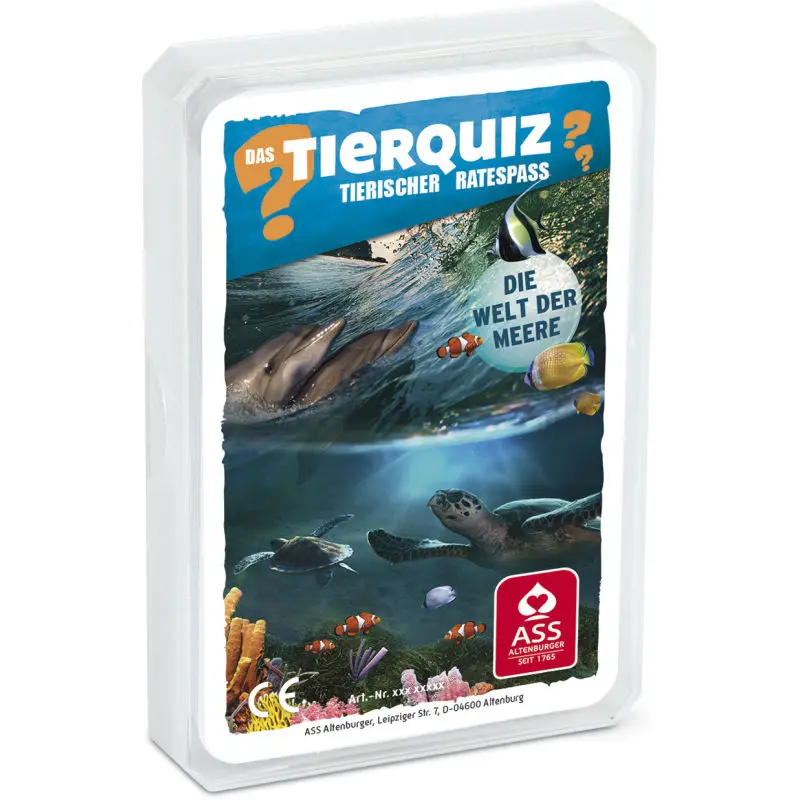 Die Welt der Meere Quiz im Kunststoffetui - Tiefseeabenteuer und Meereswissen