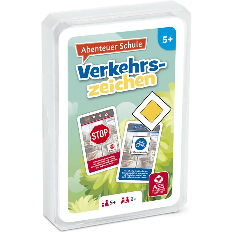 Verkehrszeichen Lernset im Kunststoffetui - Sicher im Straßenverkehr durch spielerisches Lernen