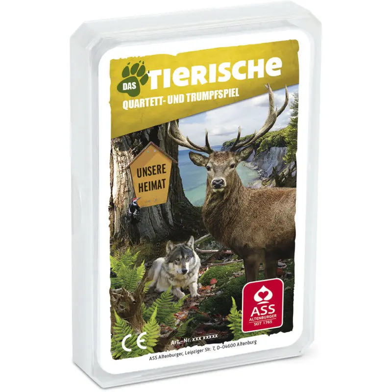 Unsere Heimat Quartett: Regionale Tiere und Pflanzen im Kunststoffetui - Entdeckungstour daheim