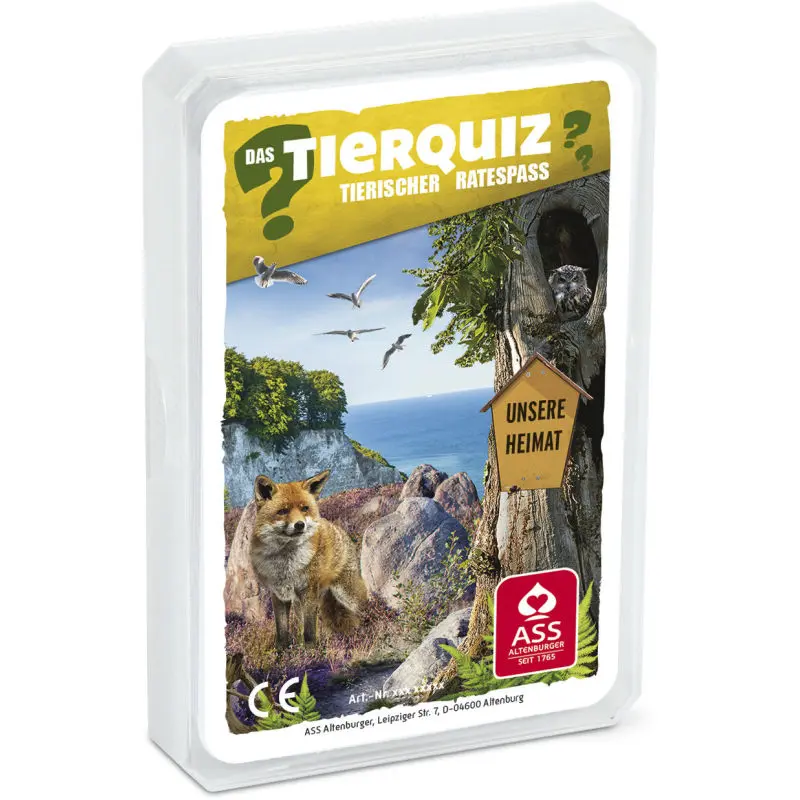 Unsere Heimat Quiz im Kunststoffetui - Erkunde die heimische Flora und Fauna