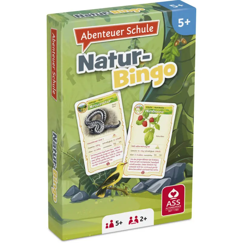 Natur Bingo: Spielerisches Lernspiel in Faltschachtel - Entdecke die Natur