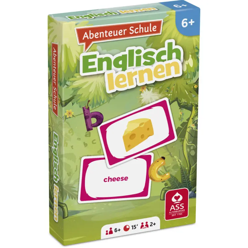 Englisch lernen Spielset in Faltschachtel - Grundlagen der englischen Sprache