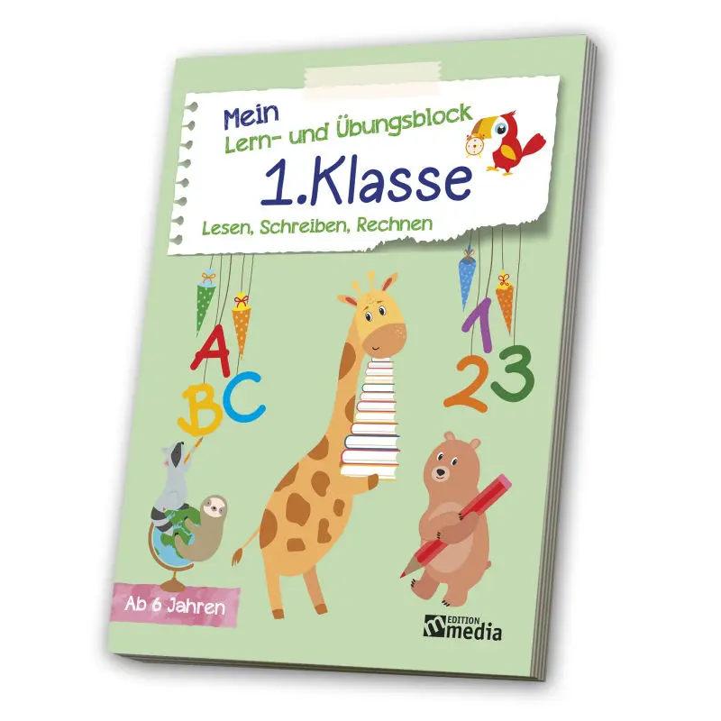 Bildungsblock 1. Klasse: Lesen, Schreiben & Mathe Grundlagen spielerisch lernen