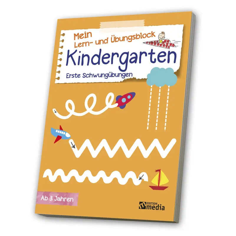 Vorschulblock: Spielerische Schwungübungen für Kindergartenkinder