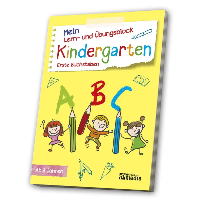 Vorschul-Lernspaß: Mein erster Buchstaben-Übungsblock für den Kindergarten