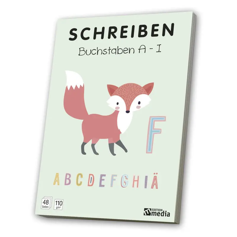 Alphabet Starter: Schreib- und Lernheft für Buchstaben A bis I