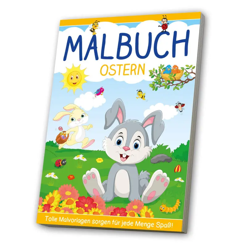 Kreatives Oster-Malbuch Ausgabe 2 - Spaß für Kinder und Familien