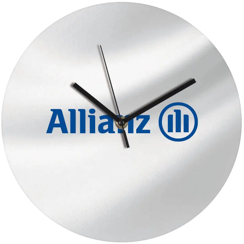 Wanduhr Venice mit Allover Ziffernblatt - Elegantes Weiß, Modernes Design