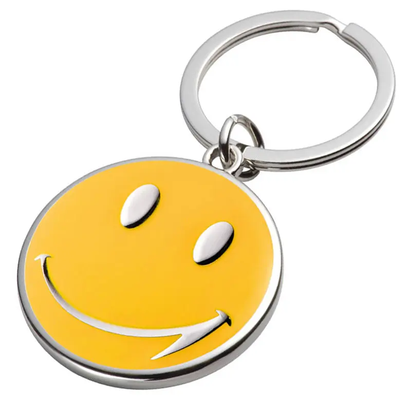 Fröhlicher Gelber Smiley-Schlüsselanhänger – Stilvolles, Aufmunterndes Accessoire